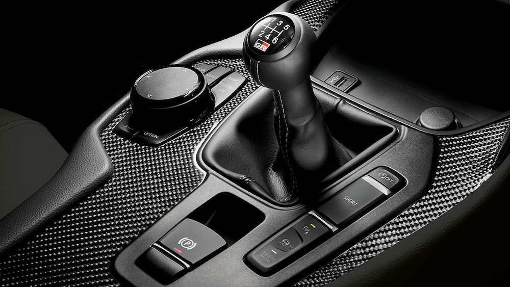 Toyota Supra interior gear knob