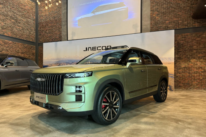 Jaecoo J7 previewed with launch in 1H 2024