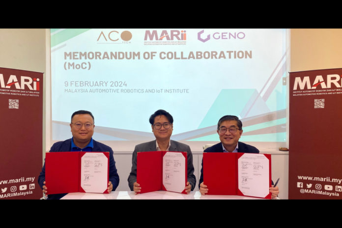 ACO Tech, MARii and Geno signs MOU