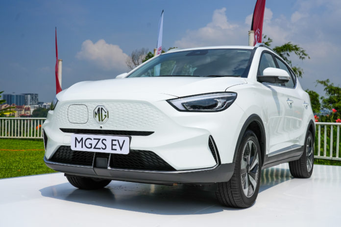 MG ZS EV SUV introduced with an estimated price of RM129k.