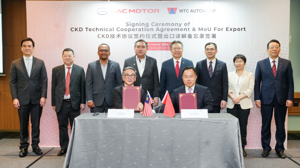 Warisan Automotif and GAC Motor signs MOU