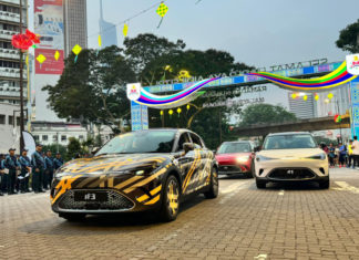 Upcoming EV SUV smart #3 teased at the KL Car-Free Morning