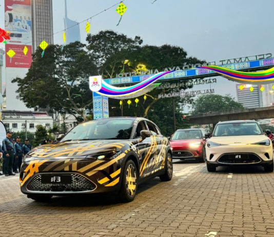 Upcoming EV SUV smart #3 teased at the KL Car-Free Morning